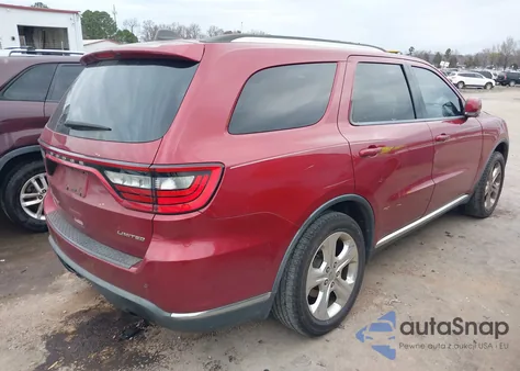 2014 Dodge Durango Limited from USA, damaged, VIN 1C4RDHDG6EC592172